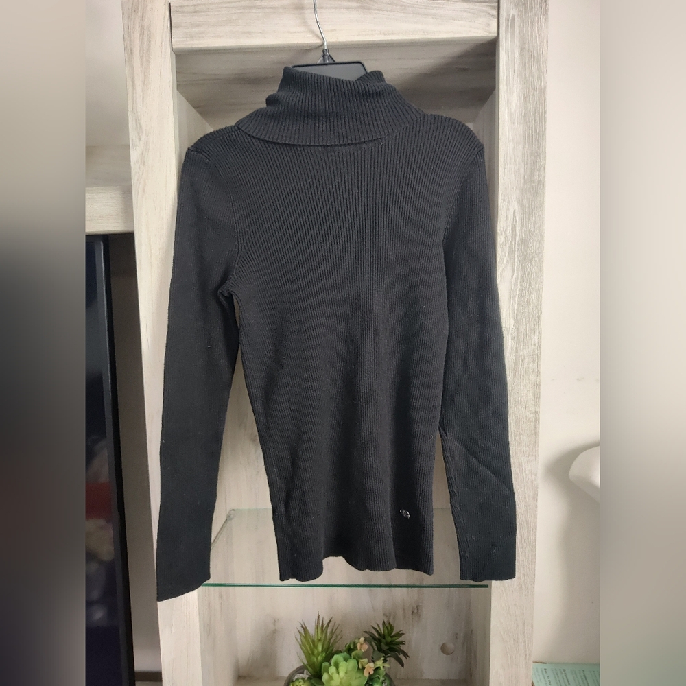 Ralph Lauren Classic Black Turtleneck Sweater SZ S